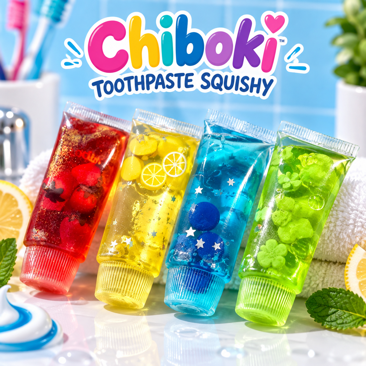 Chiboki Toothpaste Squishy
