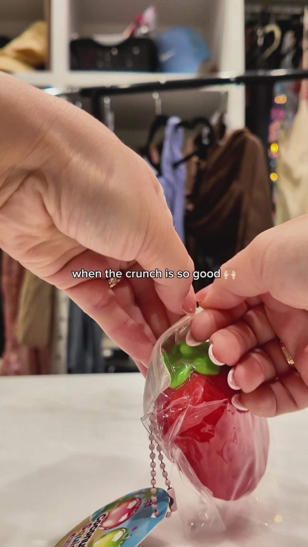 Crunchy Strawberry Squishy